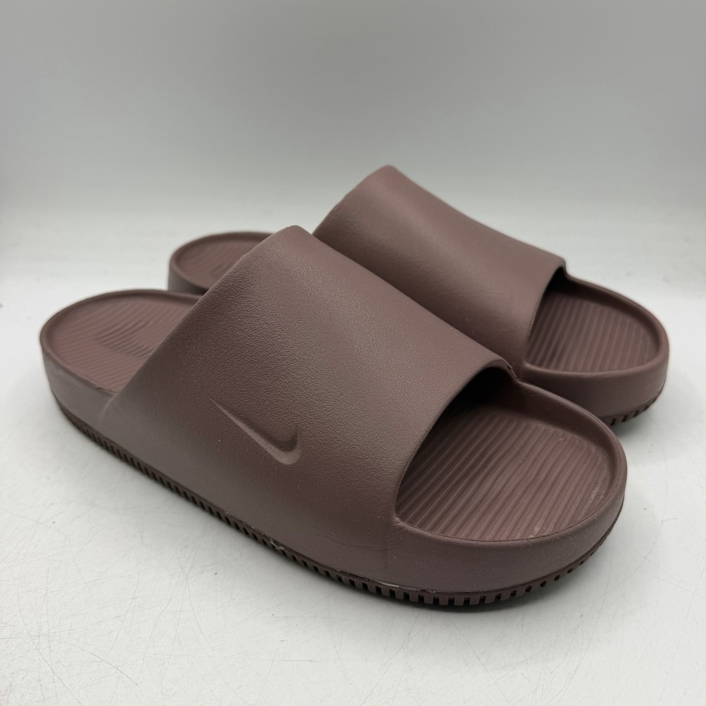 Nike Calm Slide Sandals Mens 9 Womens 10 Smokey Mauve Slip On Comfort DX4816-201
